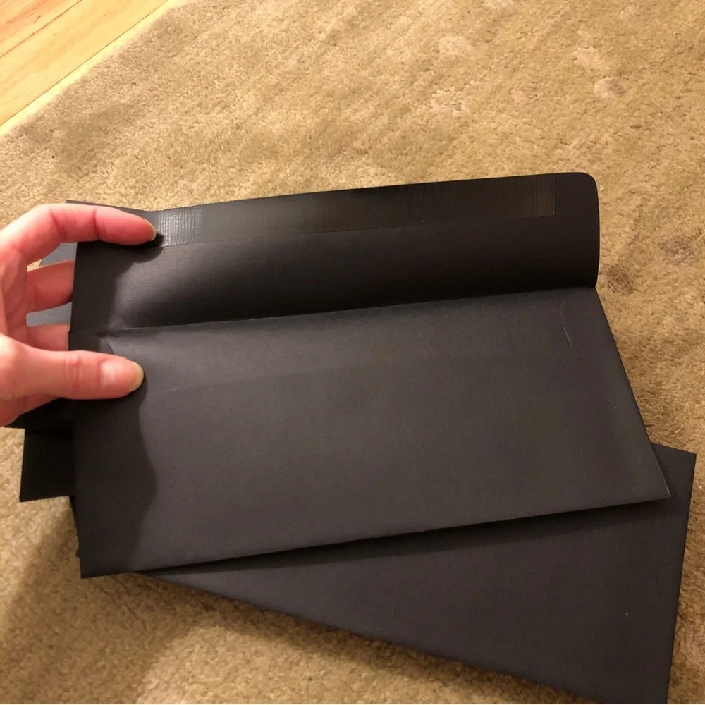 Set of 20 Elegant Black Envelopes for parties